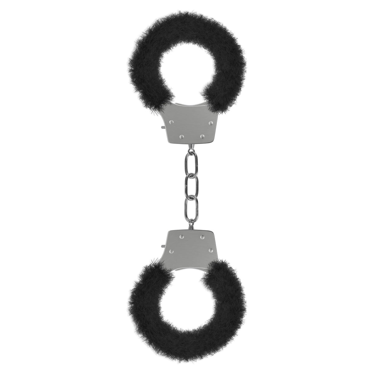 Pleasure Furry Handcuffs - Black OU-OU004BLK