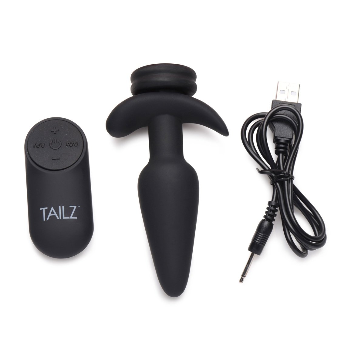 Interchangeable 10x Vibrating Small Silicone Anal Plug With Remote TZ-AG838