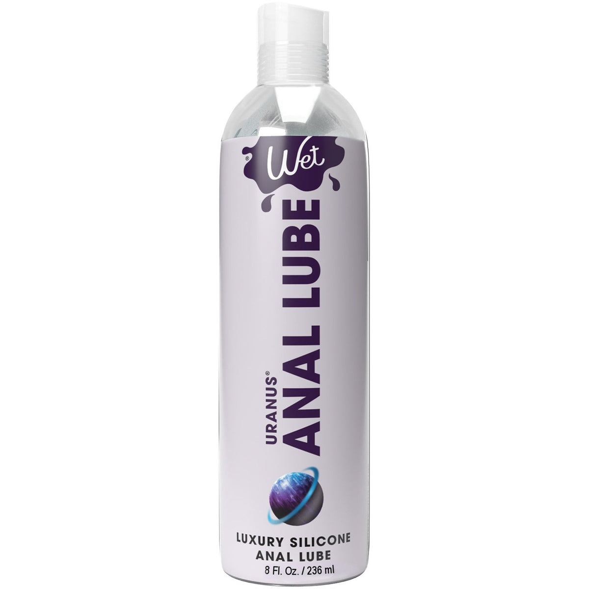 Wet Uranus Anal Lube - Premium Silicone Based Lubricant 8 Oz WT35008