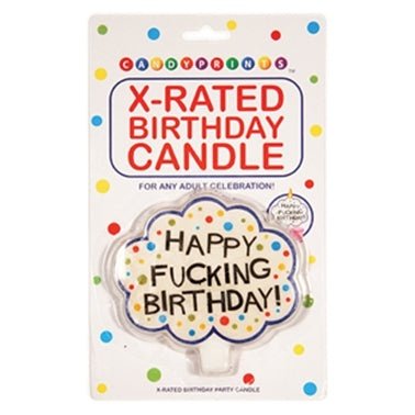 X-Rated Birthday Candle CP-549