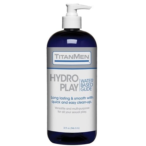 Titanmen Hydro Play Water Based Glide - Bulk - 32 Fl. Oz. DJ3900-09-BU