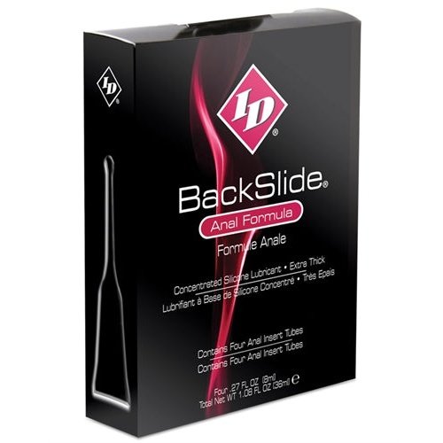 ID Backslide Silicone Lubricant 8ml Long Tube - 4pack ID-BCT-08