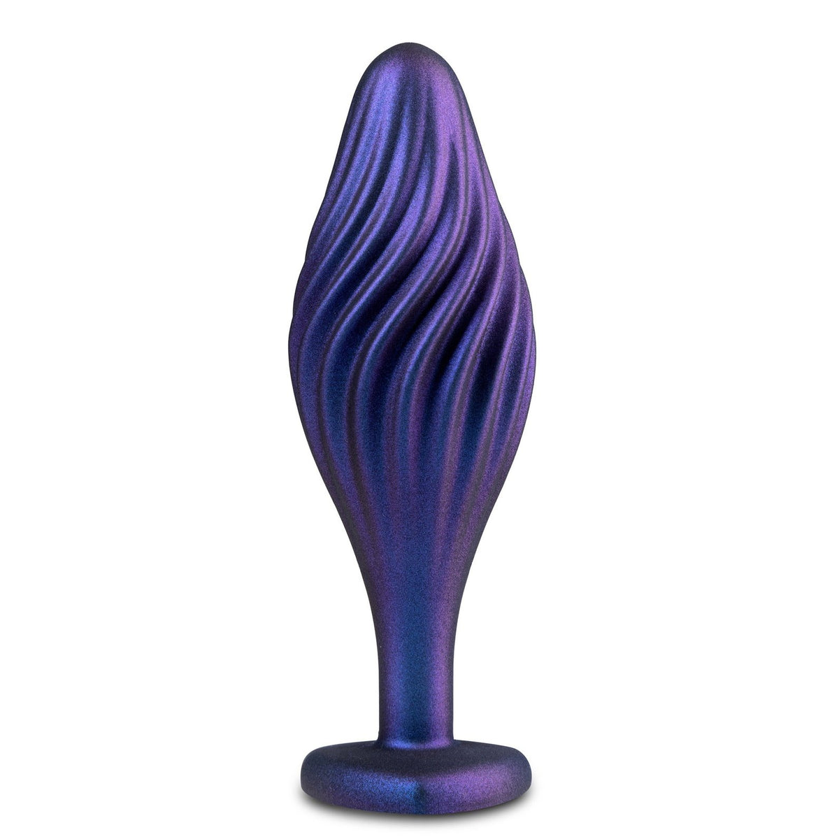 Anal Adventures Matrix - Swirling Bling Plug - Sapphire BL-10112