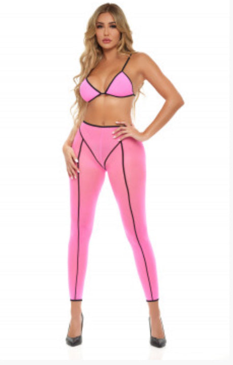 Double Vision 2pc Bra Set - Pink