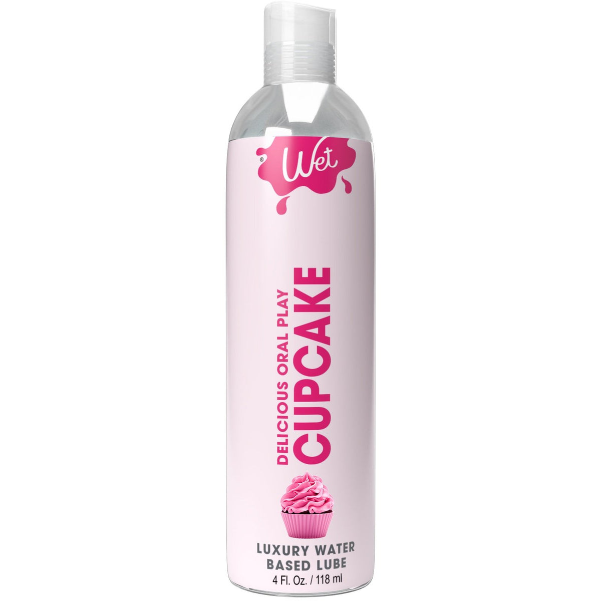 Wet Delicious Oral Play - Cupcake - Waterbased Flavored Lube 4 Oz WT21579