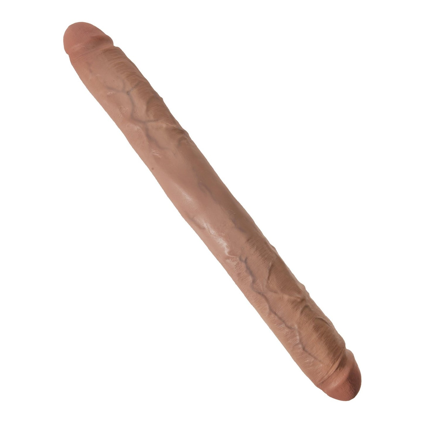 King Cock 16 Inch Thick Double Dildo - Tan PD5518-22