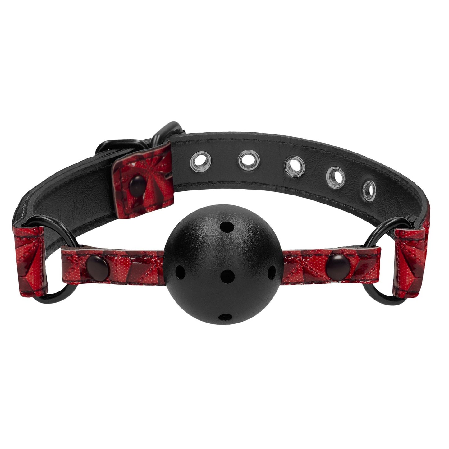 Breathable Luxury Ball Gag - Burgundy OU-OU345BUR