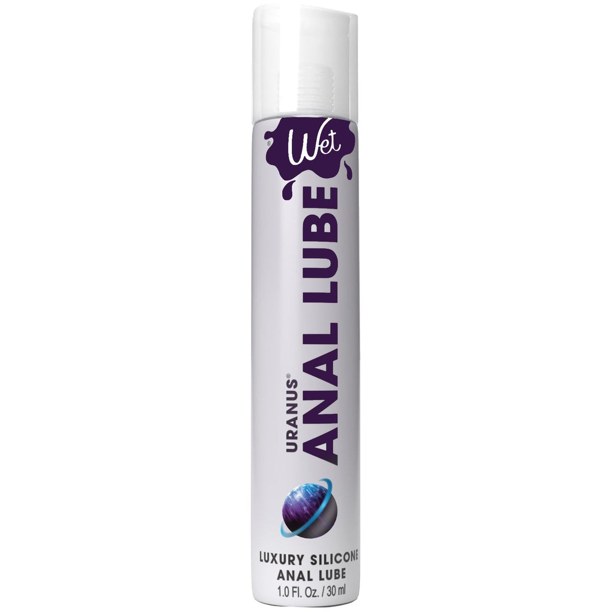 Wet Uranus Anal Lube - Premium Silicone Based Lubricant 1.0 Oz WT35001