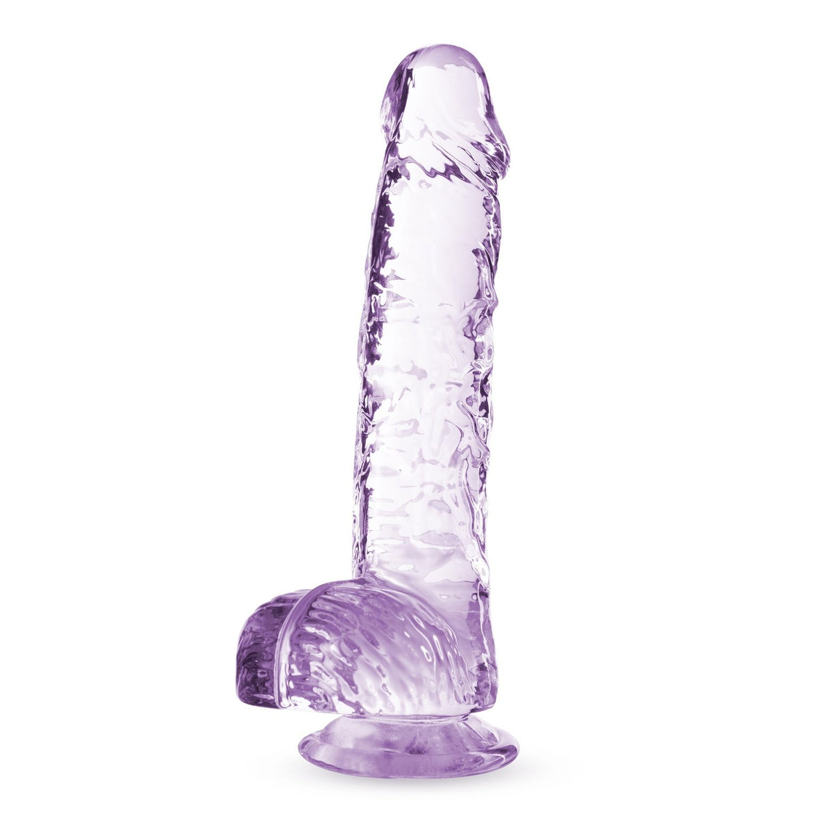 Naturally Yours - 6 Inch Crystalline Dildo - Amethyst BL-51701