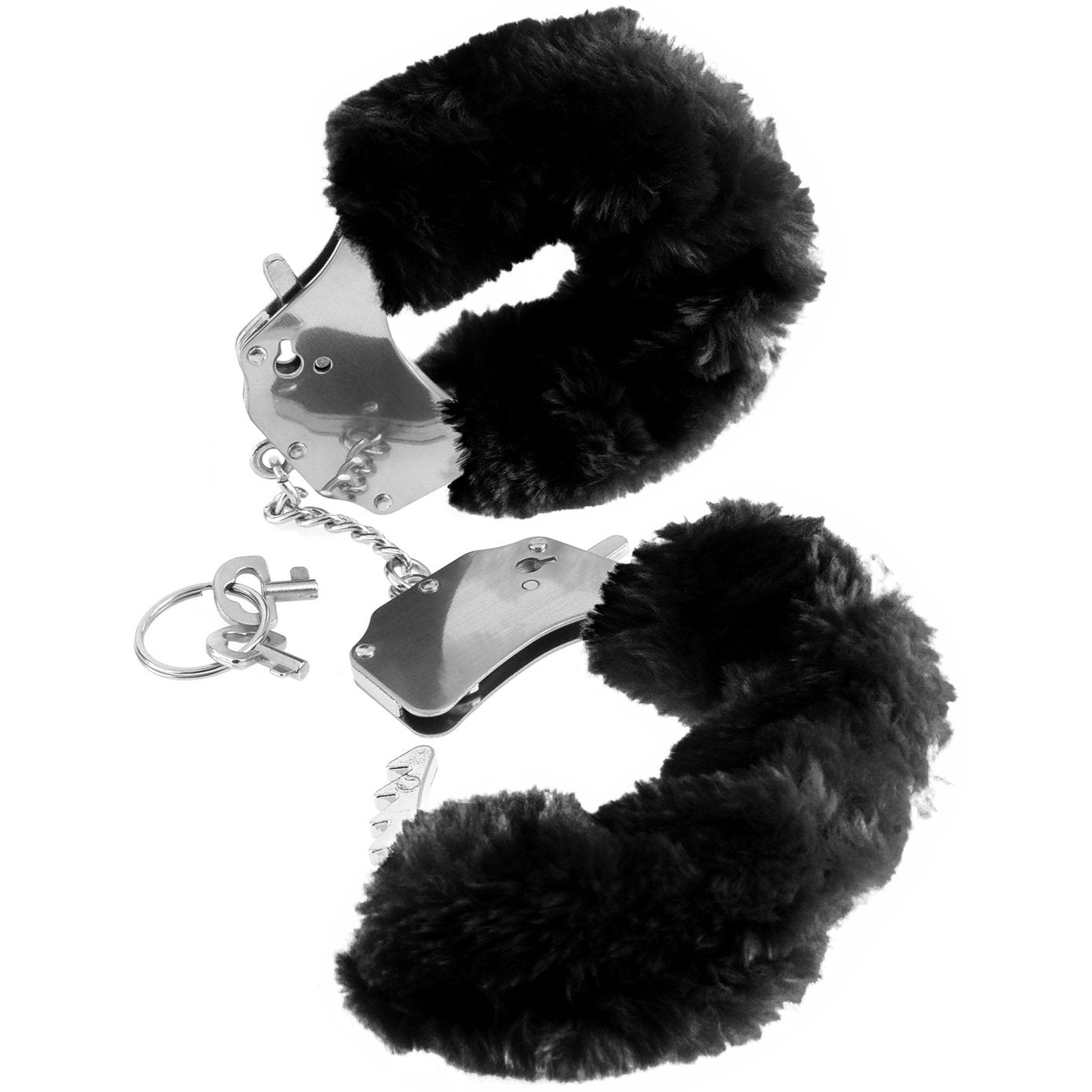 Fetish Fantasy Series Furry Cuffs - Black PD3804-23
