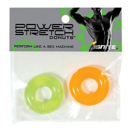 Power Stretch Donuts - 2 Pack - Orange and Green SI-95107