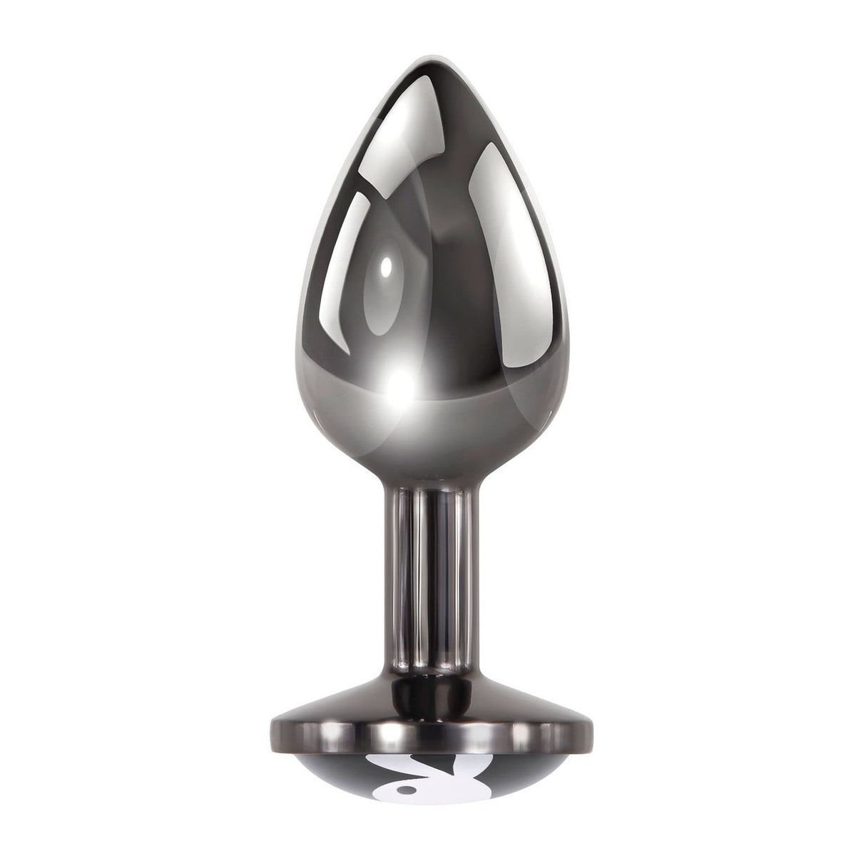 Playboy Pleasure - Tux - Small - Butt Plug - Hematite PB-BP-2475-2