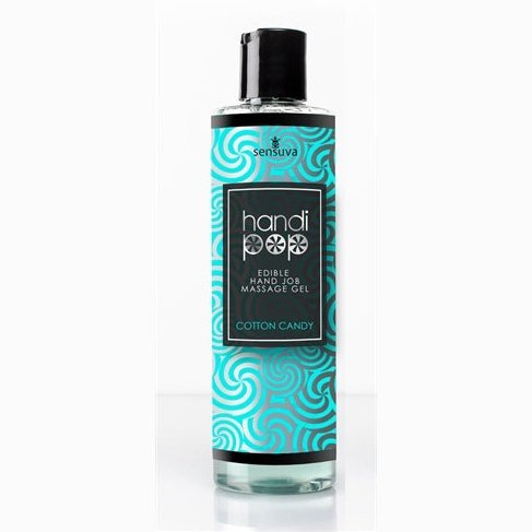 Handipop Edible Handjob Massage Gel - Cotton Candy - 4.2 Fl. Oz. SEN-VL482