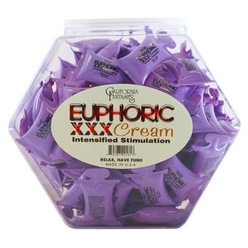 Euphorix XXX Cream - 72 Piece Fishbowl - 10 ml Pillows CF-EUR-10D