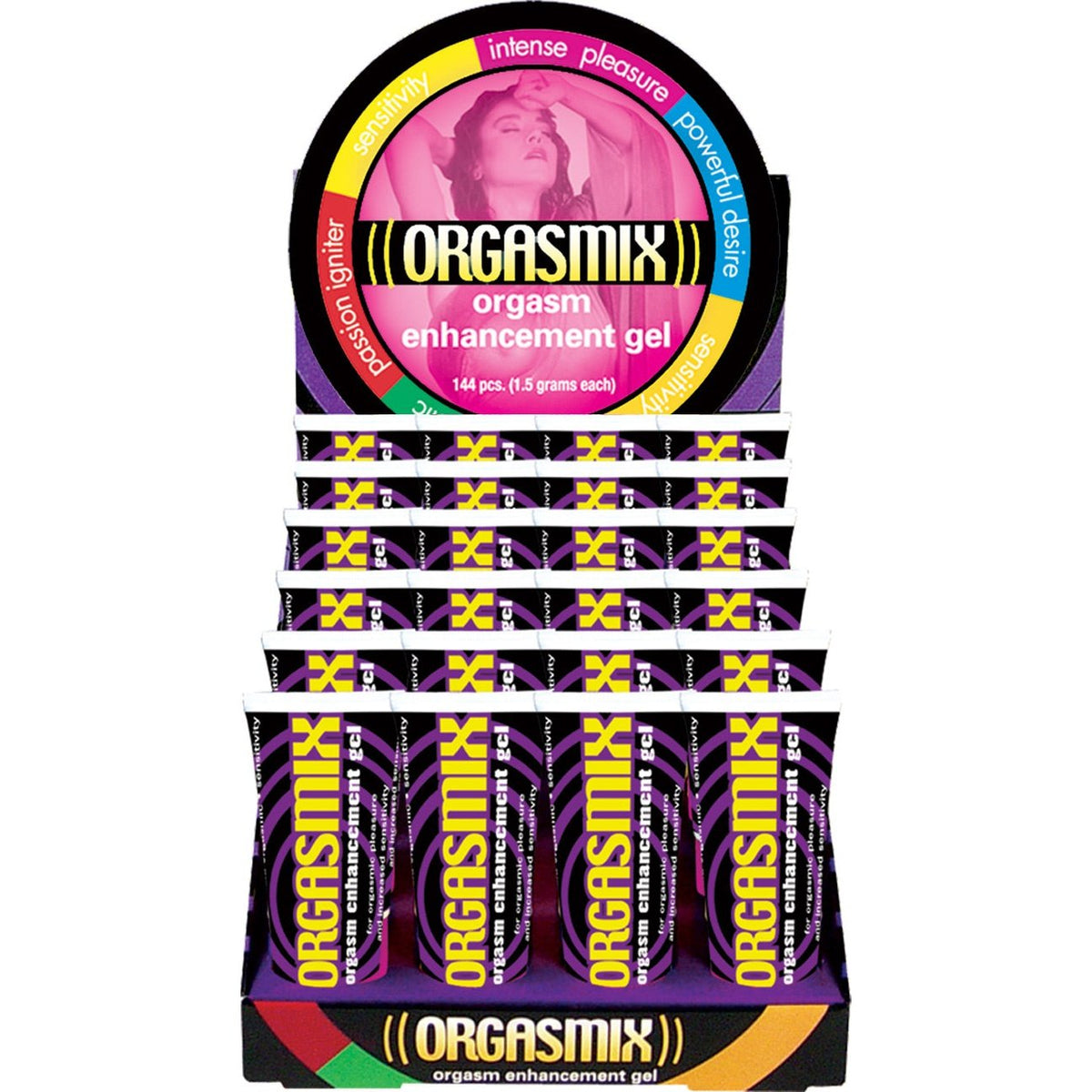 Orgasmix - 24 Piece Display - 1 Oz. Tubes HTP700D
