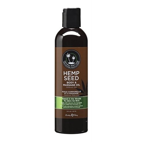 Hemp Seed Massage and Body Oil - Naked in the Woods - 8 Fl. Oz./ 237ml EB-MAS022