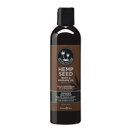 Hemp Seed Massage and Body Oil - Unscented - 8 Fl. Oz./ 237ml EB-MAS008