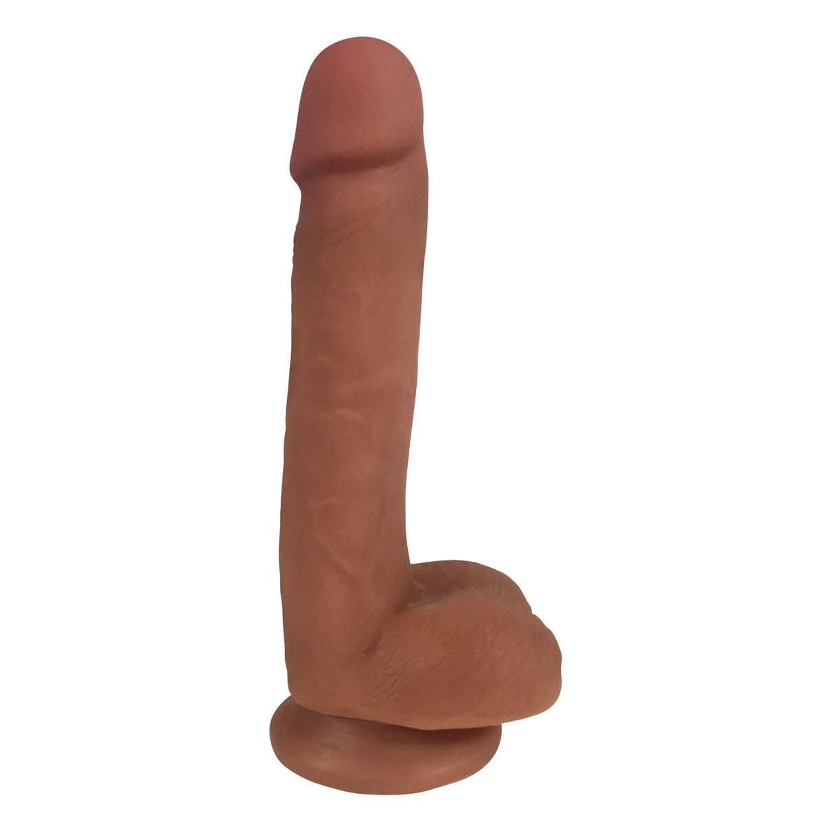 Easy Riders 7 Inch Slim Dong With Balls - Caramel CN-18-0915-12