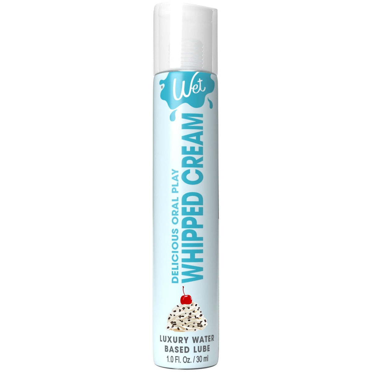 Wet Delicious Oral Play - Whipped Cream - Waterbased Flavored Lubricant 1 Oz WT21542