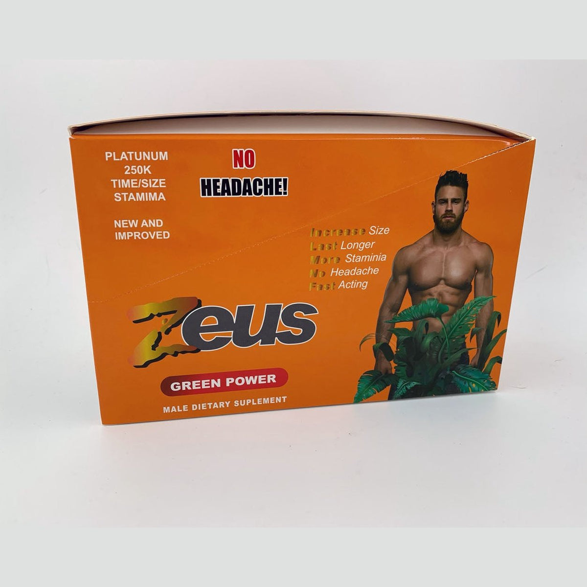 Zeus Green Power Male Sexual Enhancement 24 Count Display JSZEUSGPD
