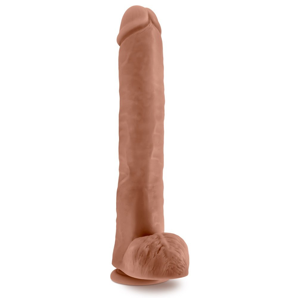 Au Naturel - Daddy - 14 Inch Dildo - Mocha BL-26647