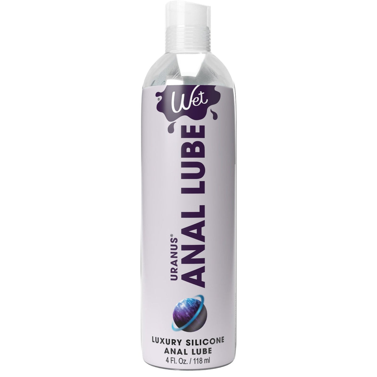Wet Uranus Anal Lube - Premium Silicone Based Lubricant 4 Oz WT35009