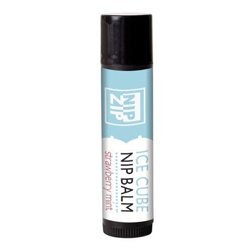 Nip Zip Ice Cube Nip Balm - Strawberry Mint - Tube Carded SEN-NZVL270