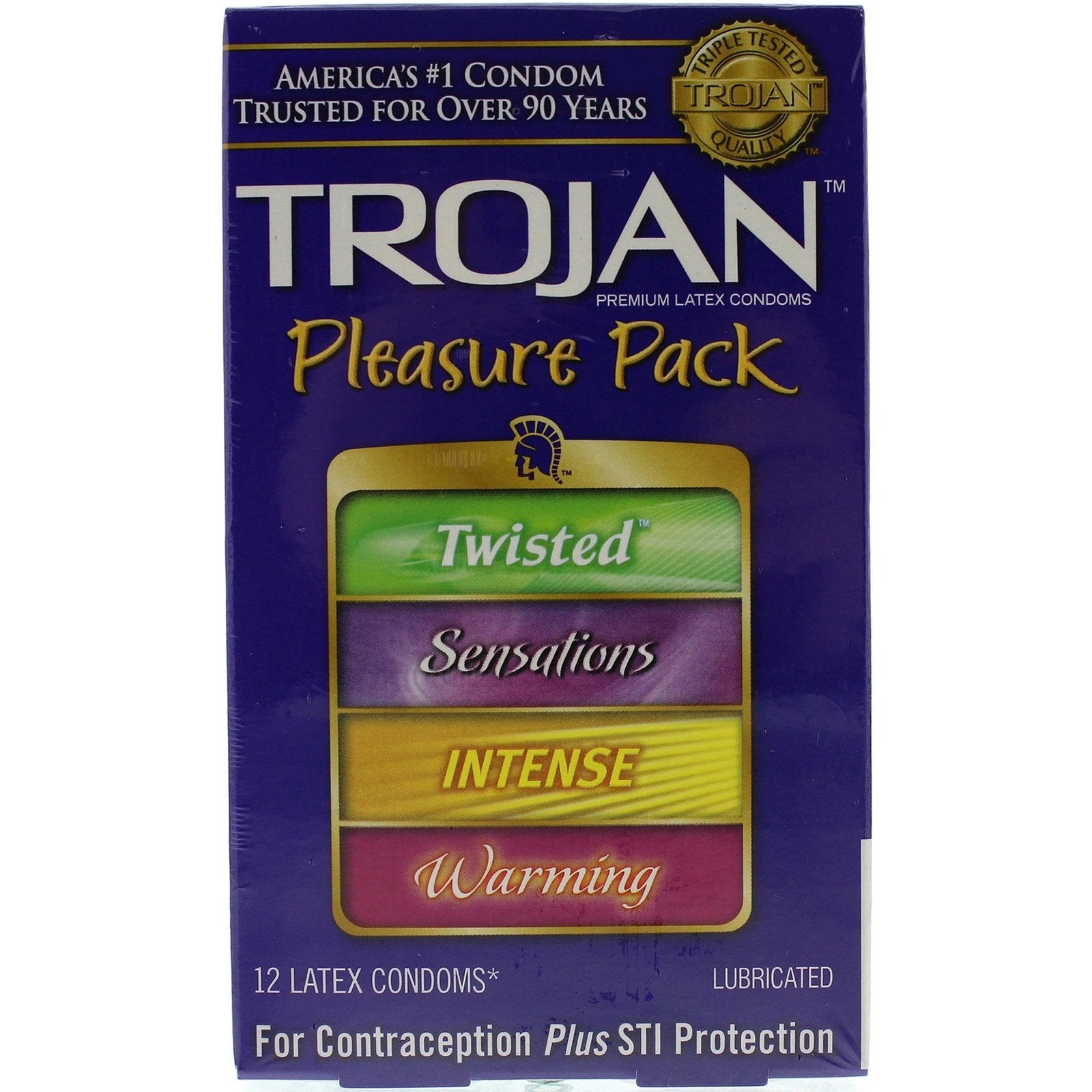 Trojan Pleasure Pack - 12 Pack TJ95302