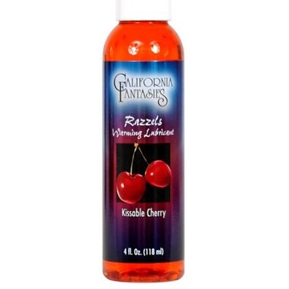 Razzels Warming Lubricant - Kissable Cherry - 4 Oz. Bottle CF-RKC-04