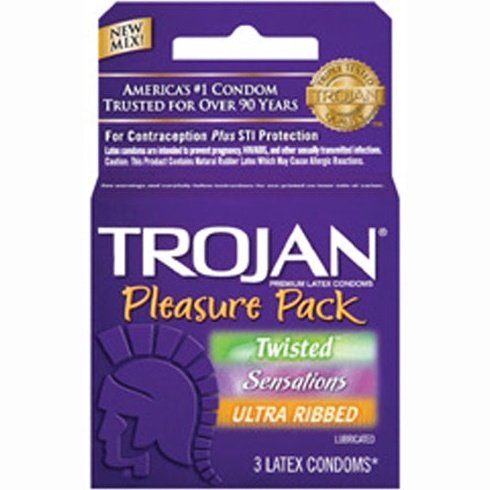 Trojan Pleasure Pack - 3 Pack TJ95321