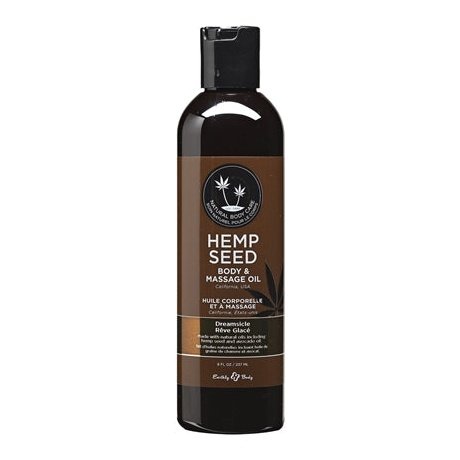 Hemp Seed Massage and Body Oil - Dreamsicle - 8 Fl. Oz./ 237ml EB-MAS002