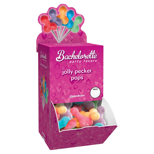 Bachelorette Party Favors - Jolly Pecker Pops - 50 Piece Display Box PD7429-99D