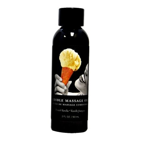 Edible Massage Oil - Vanilla - 2 Fl. Oz. EB-MSE2022E