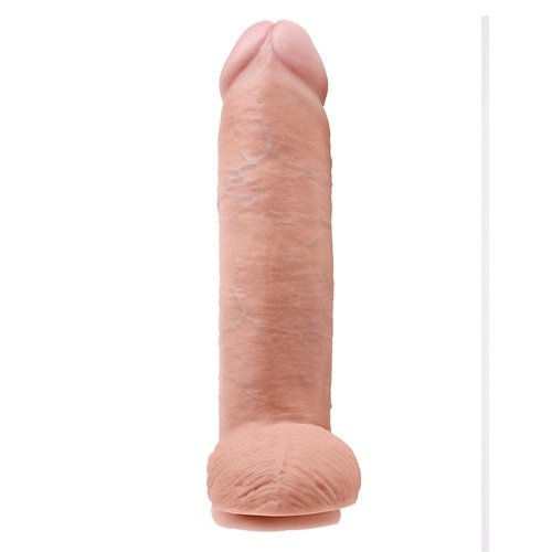 King Cock 12 Inch Cock With Balls - Flesh PD5511-21