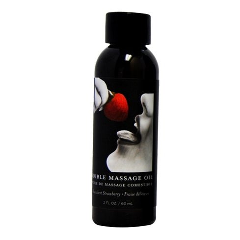 Edible Massage Oil - Strawberry - 2 Fl. Oz. EB-MSE203E