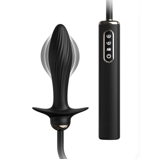 Anal Fantasy Elite Auto-Throb Inflatable Vibrating Plug - Black PD4791-23