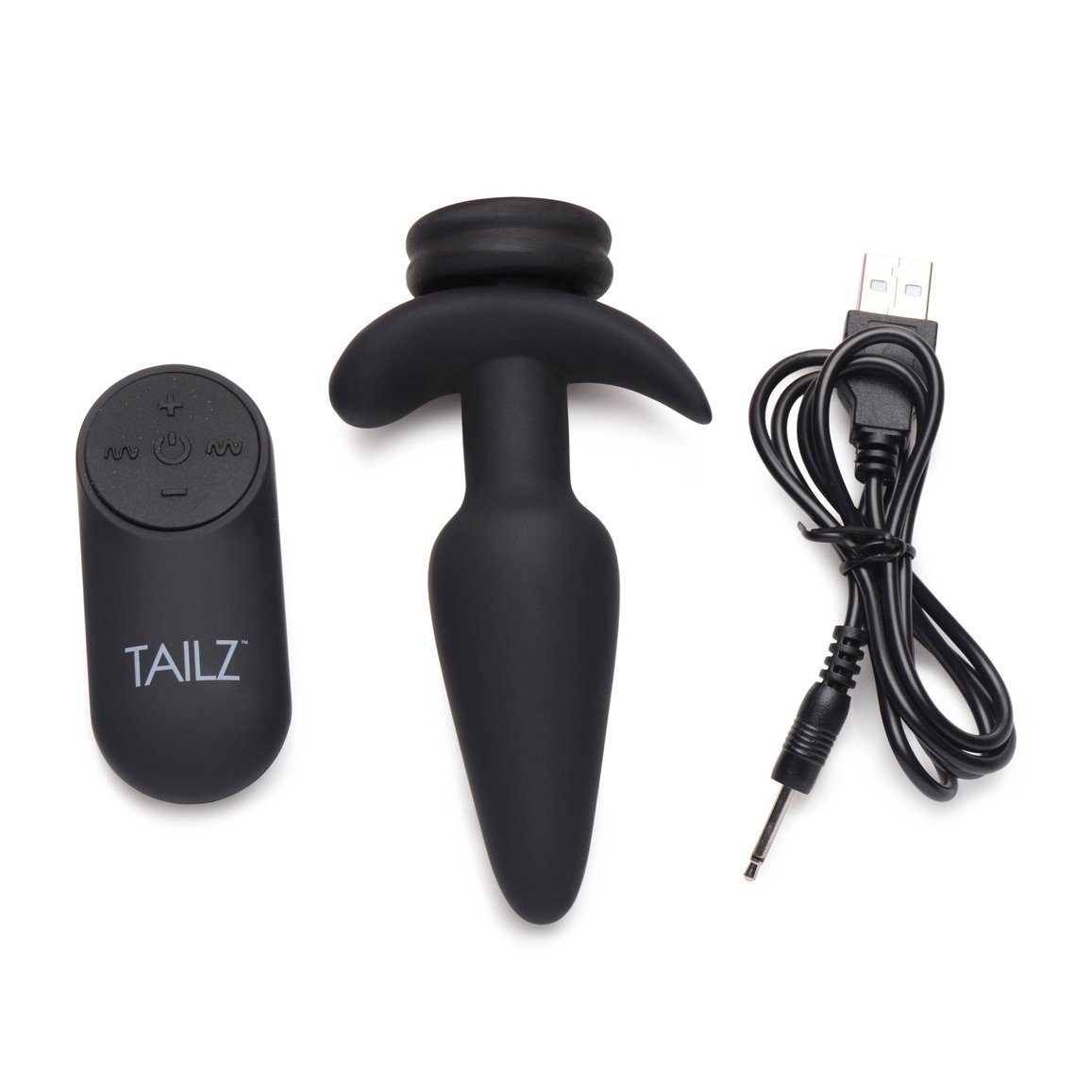 Interchangeable 10x  Vibrating Small Silicone Anal Plug With Remote TZ-AG838