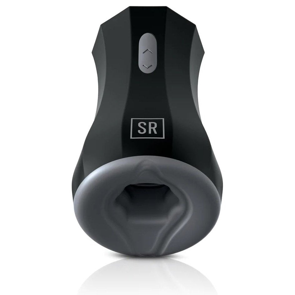 Silicone Twin Turbo Stroker - Black SR1067