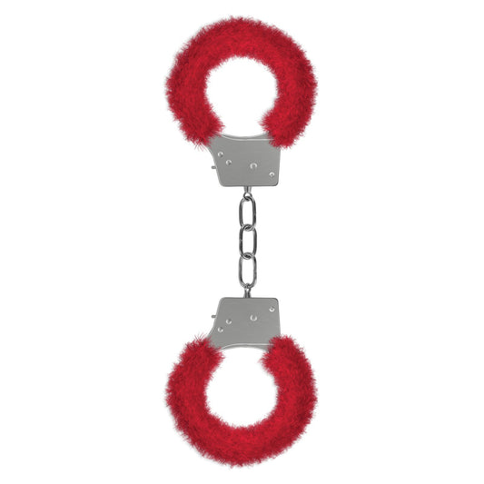 Beginner's Furry Handcuffs - Red OU-OU002RED