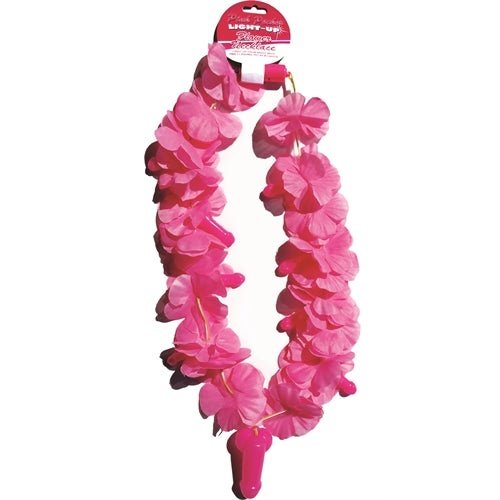 Pink Pecker Light-Up Flower Necklace HTP2986