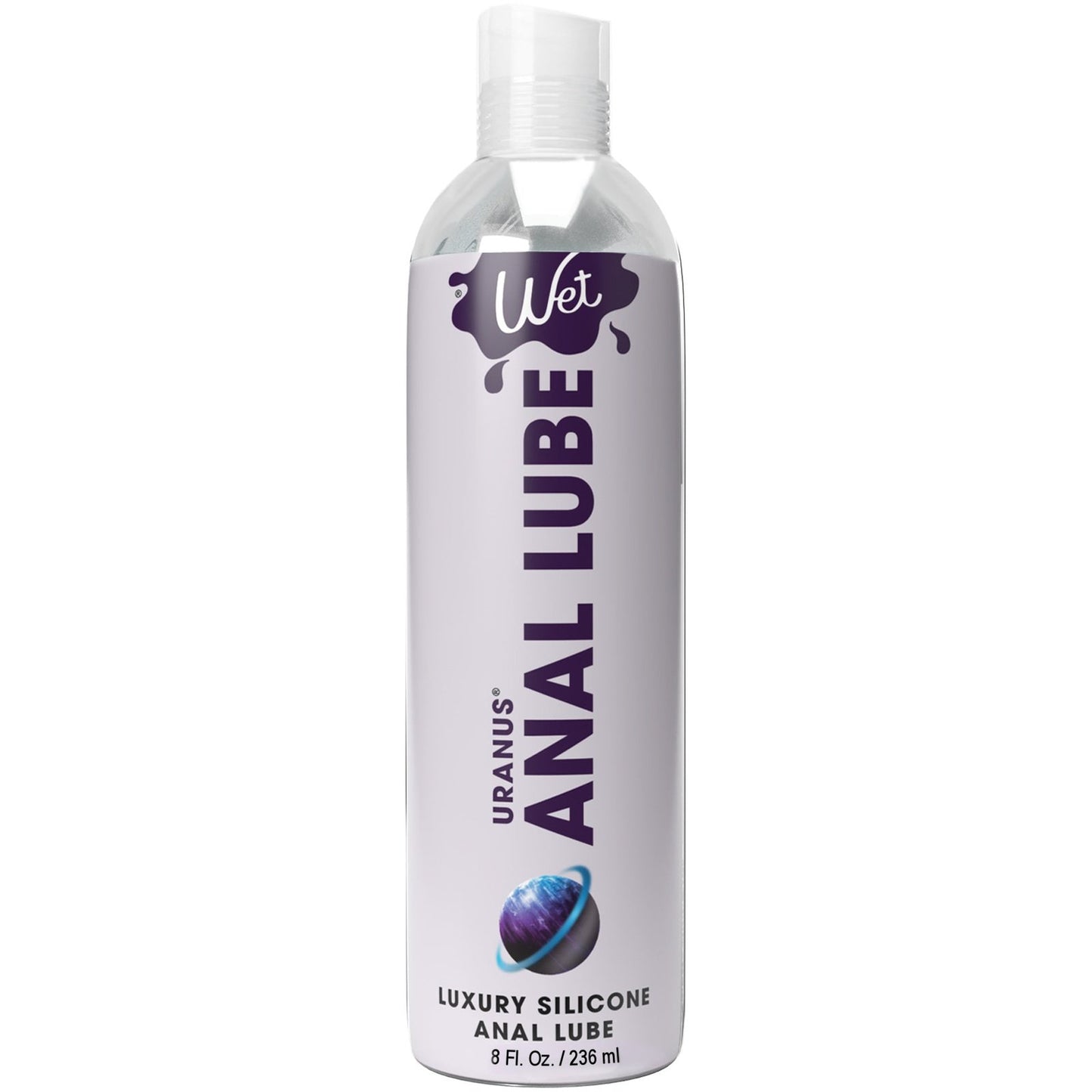 Wet Uranus Anal Lube - Premium Silicone Based  Lubricant 8 Oz WT35008