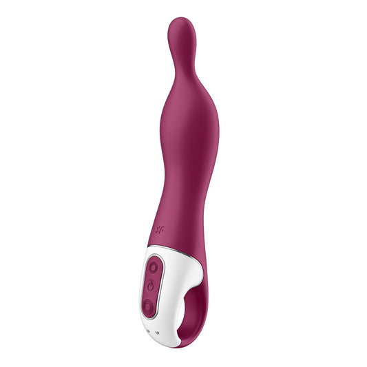 A-Mazing 1 a-Spot Vibrator - Berry SAT-J2018-212-2