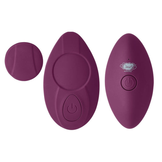 Cloud 9 Panty Pleasures Magnetic Panty Vibe - Plum WTC958