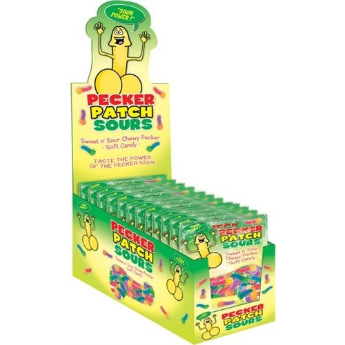 Pecker Patch Sour Gummies - 12 Piece Display HTP2422-D