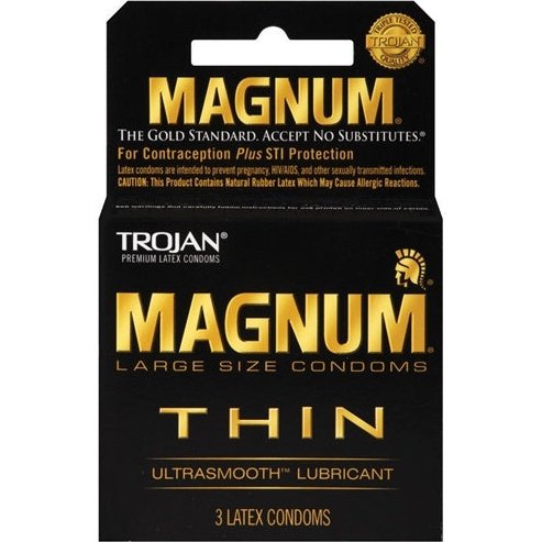 Trojan Magnum Thin - 3 Pack TJ64603