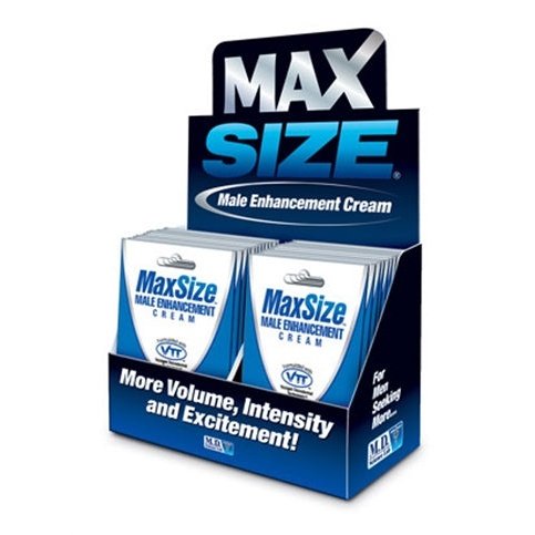 Max Size Gel Topical - 24 Packets Display MD-MSC24