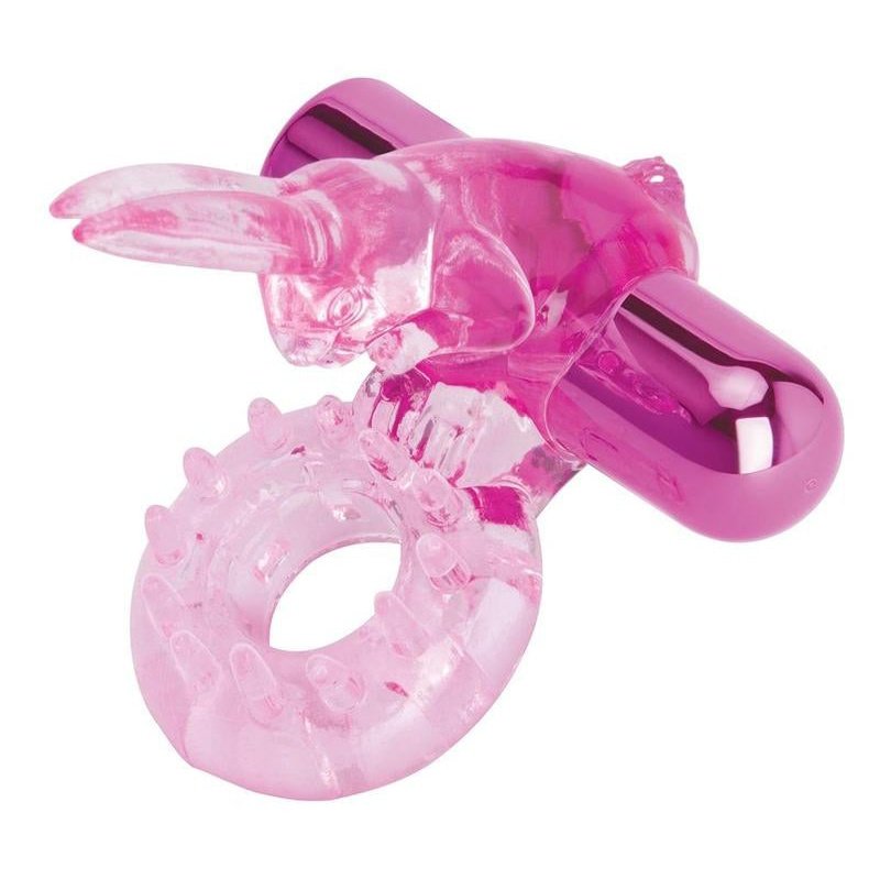 Bodywand Rechargeable Rabbit Ring - Pink X-BW1500