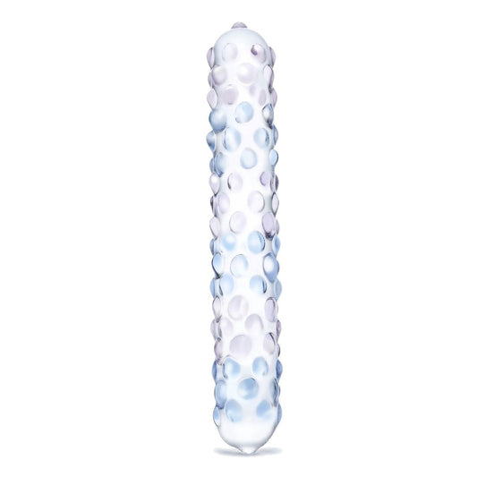 Purple Rose Nubby Dildo GLAS-94