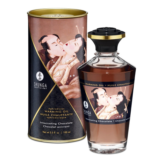 Aphrodisiac Warming Oil - Intoxicating Chocolate SHU2209