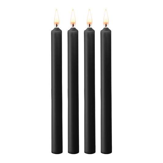 Teasing Wax Candles Large - Blk - 4-Pack OU489BLK